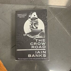 3/$15 The Crow Road by Iain Banks - Black & White Paperback